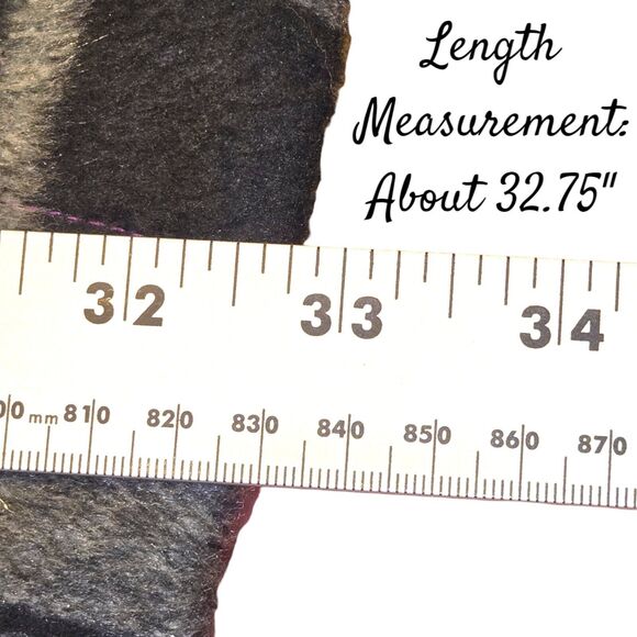 Tribal Plaid Wool Blend Pea Coat Sz 6 Purple Womens Button Up & Satin Lining New - Picture 14 of 15